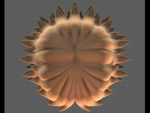 Base Hair for girl V51 Modelo 3D