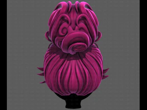 3D Hair style for girl V111 3D Model