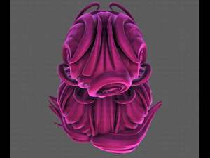 3D Hair style for girl V111 3D Model