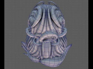 3D Hair style for girl V111 3D Model