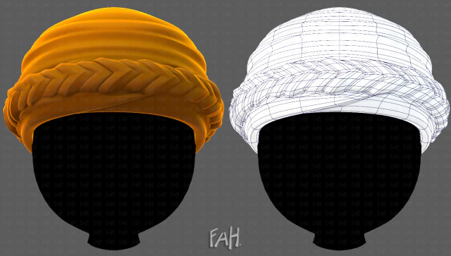 Cap V52 3D Model .c4d .max .obj .3ds .fbx .stl .blend