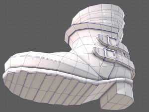 Shoes cartoonV51 3D Model