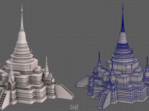Pagoda V11 3D Model