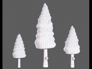 Trees Cartoon V26 Model 3D