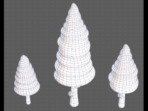 Trees Cartoon V26 Model 3D