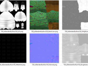 Trees Cartoon V26 Model 3D
