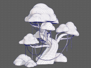 Trees Cartoon V27 3D Модель