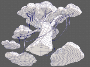 Trees Cartoon V27 3D Модель