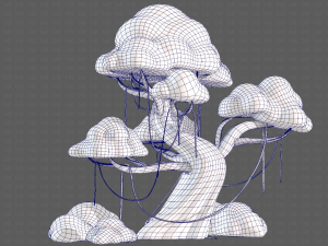 Trees Cartoon V27 3D Модель
