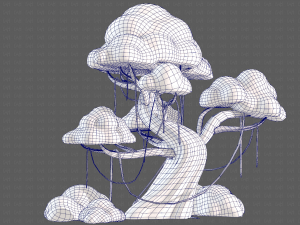 Trees Cartoon V27 3D Модель