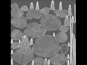 Trees Cartoon V27 3D Модель