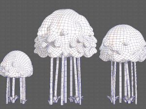 Trees Cartoon V28 3D Model