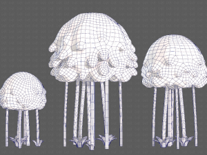 Trees Cartoon V28 3D Model