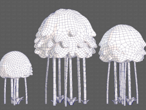 Trees Cartoon V28 3D Model