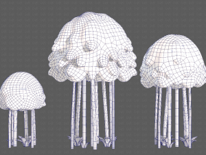 Trees Cartoon V28 3D Model