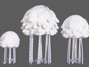 Trees Cartoon V28 3D Model