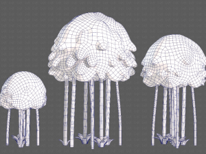 Trees Cartoon V28 3D Model