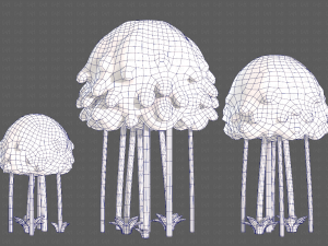 Trees Cartoon V28 3D Model