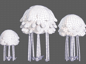Trees Cartoon V28 3D Model