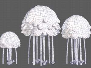 Trees Cartoon V28 3D Model