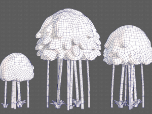 Trees Cartoon V28 3D Model