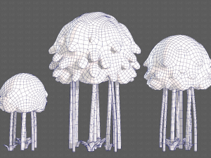 Trees Cartoon V28 3D Model