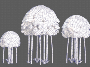 Trees Cartoon V28 3D Model