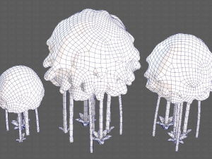 Trees Cartoon V28 3D Model