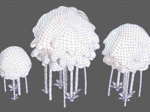 Trees Cartoon V28 3D Model
