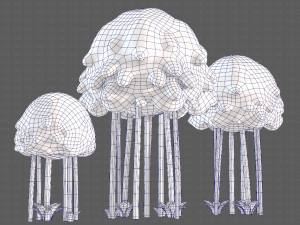Trees Cartoon V28 3D Model