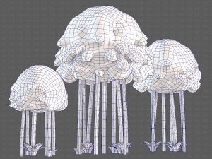 Trees Cartoon V28 3D Model