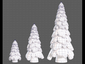 Trees Cartoon V29 3D-Modell