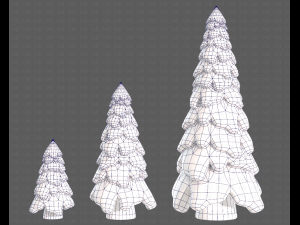 Trees Cartoon V29 3D-Modell