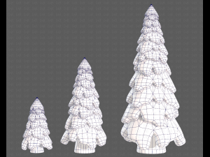 Trees Cartoon V29 3D-Modell