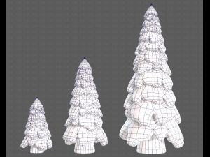 Trees Cartoon V29 3D-Modell