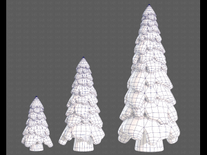 Trees Cartoon V29 3D-Modell