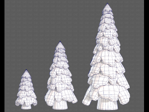 Trees Cartoon V29 3D-Modell