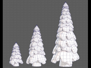 Trees Cartoon V29 3D-Modell