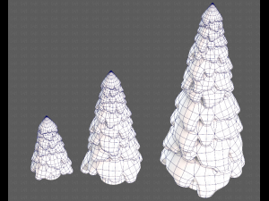 Trees Cartoon V29 3D-Modell