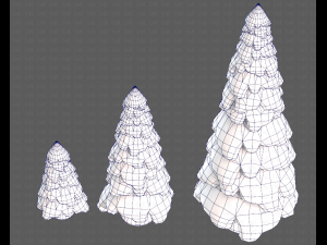 Trees Cartoon V29 3D-Modell