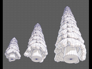 Trees Cartoon V29 3D-Modell