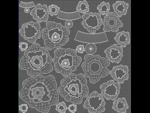 Trees Cartoon V29 3D-Modell