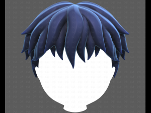 Base Hair for Boy V52 Modello 3D