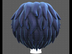 Base Hair for Boy V52 3D Model