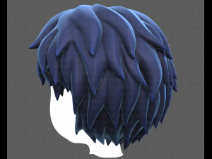 Base Hair for Boy V52 3D Model