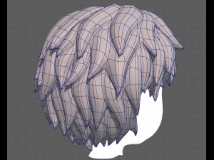 Base Hair for Boy V52 3D Model