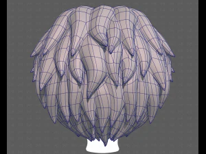 Base Hair for Boy V52 3D Model