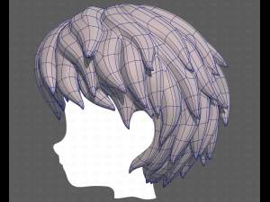 Base Hair for Boy V52 Modello 3D