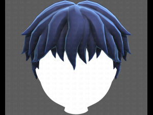 Base Hair for Boy V52 Modello 3D