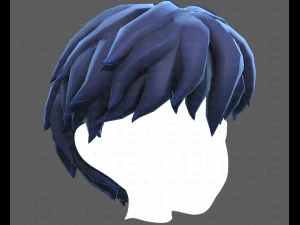 Base Hair for Boy V52 3D Model